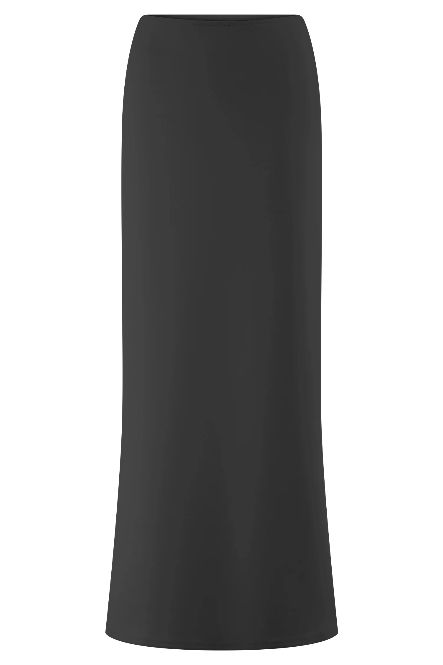 Eris Scuba Jersey Maxi Skirt - Black