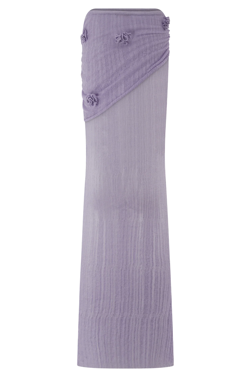 Orianna Orchid Knit Maxi Skirt - Orchid
