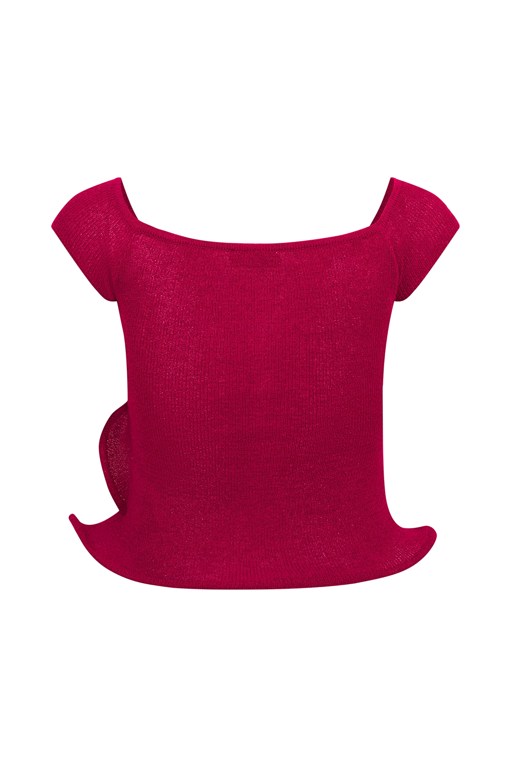 Haisley Off Shoulder Knit Top - Raspberry